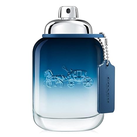 Coach Blue Eau de Toilette - Men's Fragrance - Fougere Watery - With notes of Lime Oil, Ozone Accord & Amber