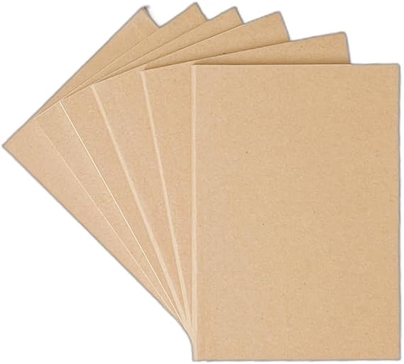 K-Kraft Mini Notebooks with Kraft Paper Covers (4.375 x 3.125 inch Set of 6)