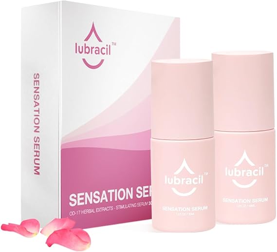 Lubracil Sensation Serum for Women Increase Passion & Drive, 30 ml-2 Pack | Lubracil Sensation Serum hydrates and softens skin, boosts intimate vitality, promotes wellness with gentle herbal extracts