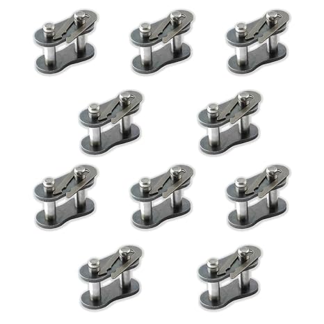 #40 Roller Chain Connecting Links (10 Pack) Carbon Steel