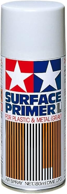 Surface Primer L Gray, 180ml Spray Can/Tamiya / 87042