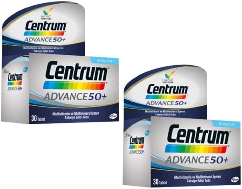 Centrum Advance Multivitamin 30 Tablet - 50 Yaş Üstü Için X2 Adet