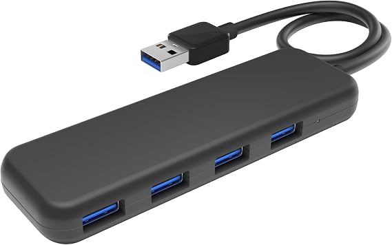 KabelDirekt USB 3.0-4-port USB hub (ultraslim plug and play) TOP Series