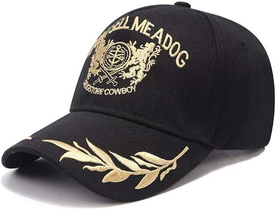 Men Women Wheat Embroidered Baseball Cap Cowboy Cotton Hats