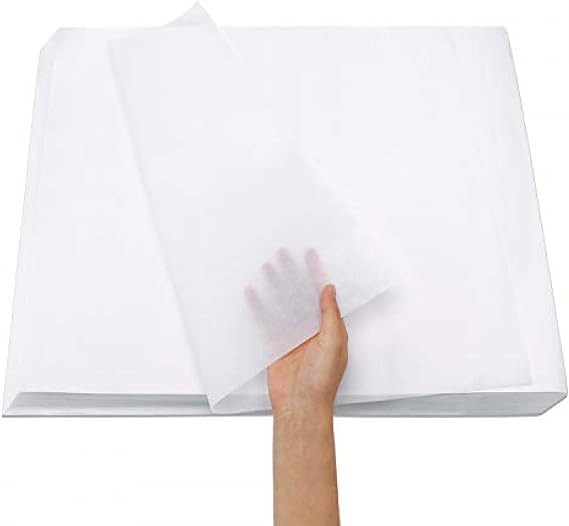 50 Sheets of Large Premium White Tissue Paper 20"x30"(50x70cm) - 28g Eco-Friendly Premium Tissue Paper for Gift Wrapping, Large Boxes Packing, Filler, Art and Craft Packaging