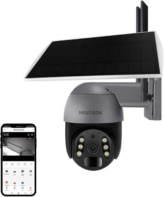 Neutron 3MP 4G Solar Powered IP Camera