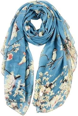 vimate Lightweight Scarf for Women Fashion Head Cover Hijab Cotton Voile Scarf Shawl Wrap for Spring Fall Winter Season