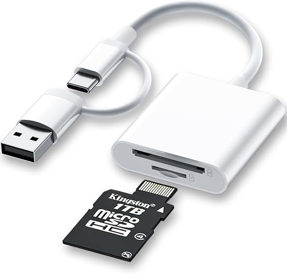 USB C SD Card Reader Micro SD Memory Card Adapter USB Digital Camera Viewer