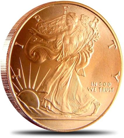 Walking Liberty 1 Avdp Oz.999 Fine Copper