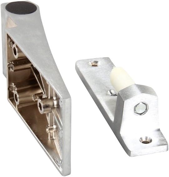Kason 1255-000004 Brushed Chrome Textured Hinge