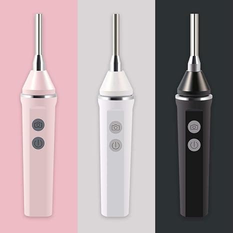 Black 1080P Ear Cleaning Endoscope HD Visual Ear Spoon 3.9mm WiFi Mini Camera Android iOS Ear Pick Otoscope Borescope Tool for iPhone ipad