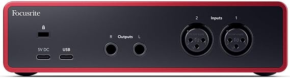 Focusrite Scarlett 2i2 4th Gen USB Audio Interface Bundle