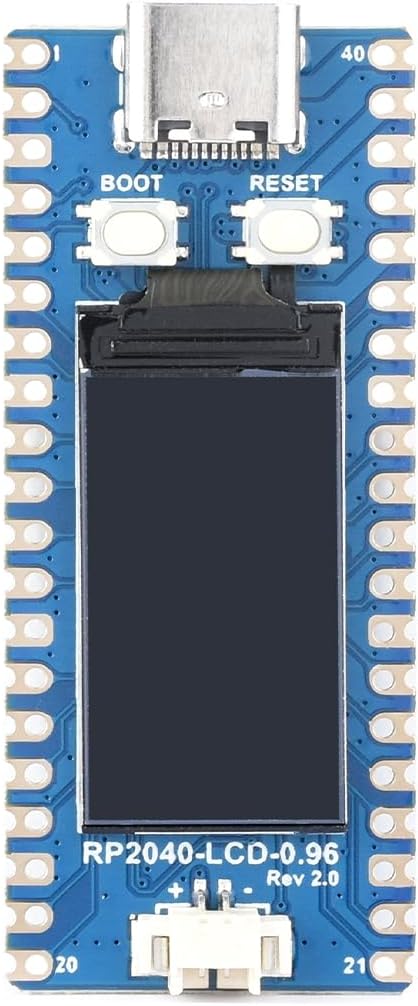 Waveshare RP2040-LCD-0.96 A Low-Cost High-Performance Pico-Like MCU Board Based On Raspberry Pi Microcontroller RP2040 Compatible with Most of the Raspberry Pi Pico Add-On Modules
