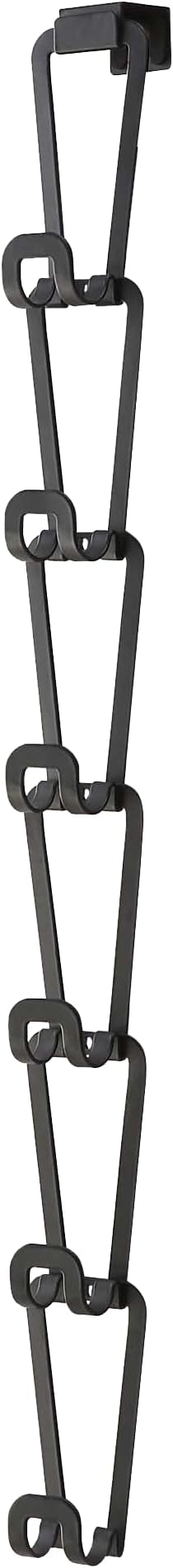 YAMAZAKI Home Chain Link Bag Holder - Closet Storage Hanging Organizer Rack Steel One Size Black