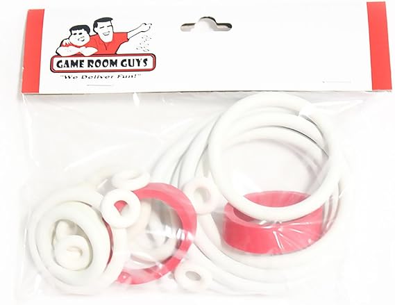 Bally Night Rider Pinball White Rubber Ring Kit