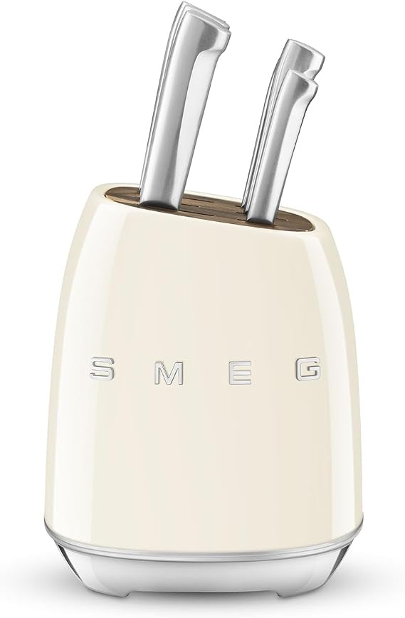 SMEG 50's Style KBSF02 Krem Standlı Bıçak Seti