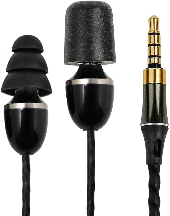 ISOtunes Wired Earplug Headphones, Recently Improved, 29 NRR, Noise Cancelling Mic, IPX5 Waterproof, Ultra-Durable Braided Wire, OSHA Compliant Noise Isolating Earbuds