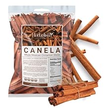 Herbalista Premium Mexican Cinnamon Sticks Canela Entera from Veracruz, Mexico 4 oz (114 g) Naturally Sweet & Aromatic Whole Cinnamon Bark Hand-Selected Quality Imported from Mexico