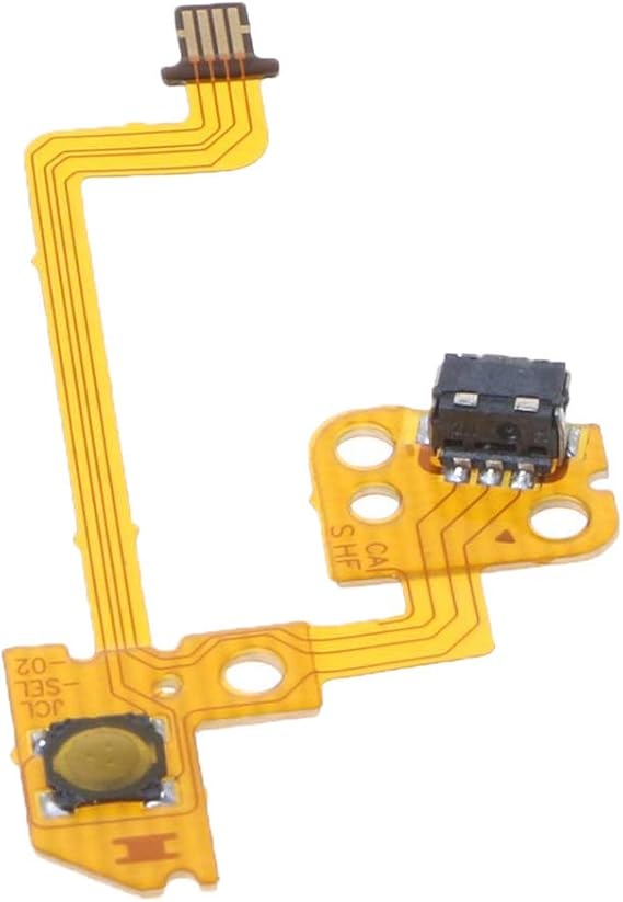 Ximimark 2 Pcs L Button Key Ribbon Flex Cable Replacement Part for Nintendo Switch Joy-Con Controller Buttons Cable GAI