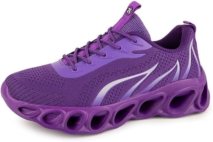 Men's Sneakers Sport Running Athletic Tennis Walking Shoes, Mens Slip on Running Walking Shoes Blade Tennis Casual Fashion Sneakers
