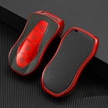 TPU Leahter Car Smart Key Case Protective Cover Bag Shell Holder for Geely New Emgrand GS X6 SUV EC7