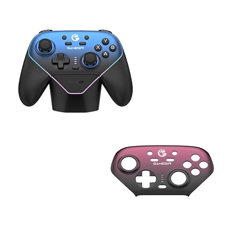 GameSir Super Nova Wireless Gaming Controller and Purple Faceplate