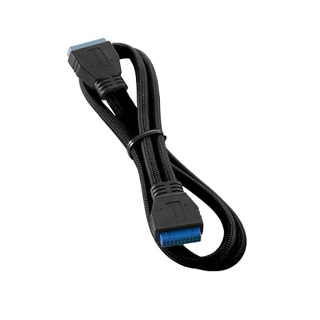 CableMod ModMesh Sleeved Internal USB 3.0 (Black, 50cm)