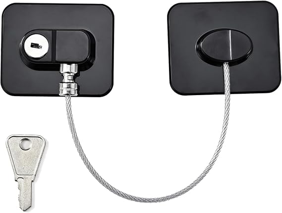 Anypro Child Proof Refrigerator Lock, Fridge and Freezer Door Lock for Children Kids, no Tools Need