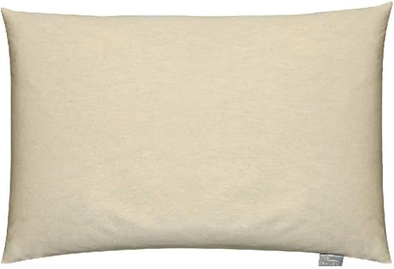 Bucky 100% Buckwheat Filled Pillow Collection, Standard, 23x16", Natural