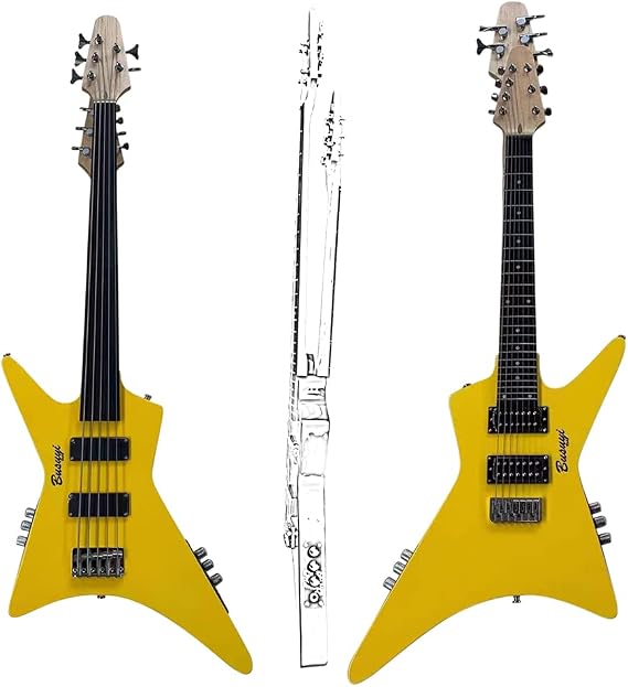 5 String Fretless bass/ 7 string guitar Busuyi Guitar