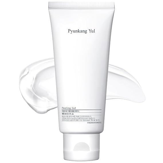 Pyunkang Yul PKY Peeling Gel with Immediate Visible Effect, Mild and Smooth Face Scrub with Papaya and AHA, Zero-Irritation, Korean Skincare (3.4 Fl.Oz, 100ml)