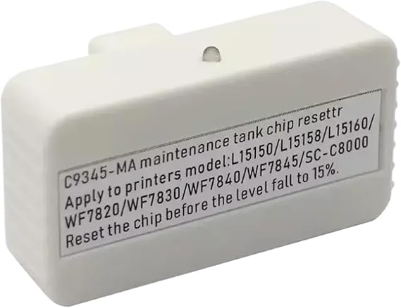 Maintenance Box Chip Resetter for L15150 L15160 L6550 L6570 L8168 L8188 L8160 L8180 Pro L15180 Printers Compatible with Similar Models(Resetter)
