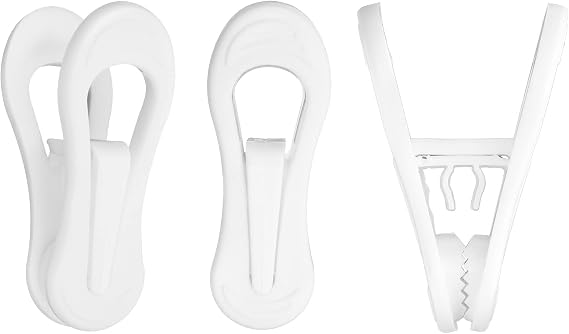 Plastic Hanger Clips - 30 Pack Multi-Purpose Clothes Hangers Clips