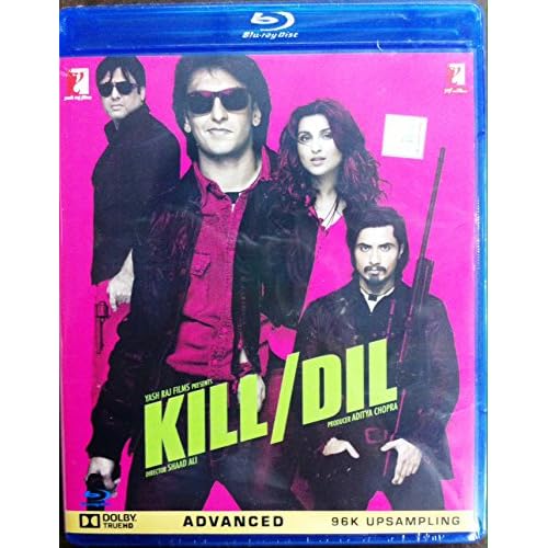 Kill Dil Hindi Bluray (Ranveer Singh, Ali Zafar, Govinda) (2014/ Bollywood/ Indian/ Cinema/ Films)