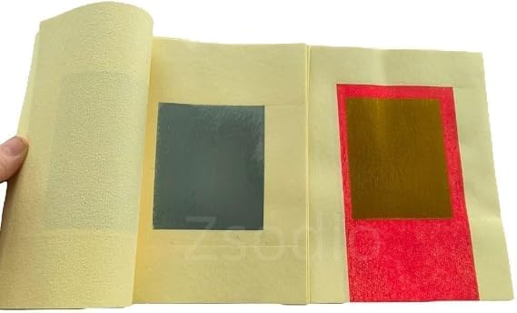 Chinese Joss Paper - Gold and Silver Foil, Pack of 100, Bamboo Paper, for Festivals &Ancestral Worship.