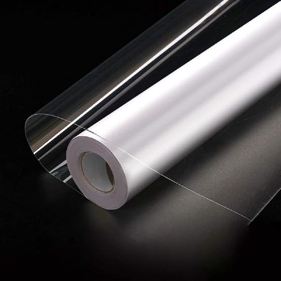Hode Yapışkan Arka Plastik Şeffaf Vinil Sarma 30cmX2m, Şeffaf Kendinden Yapışkanlı Vinil Kitap Kaplama Filmi, Şeffaf Duvar Koruyucu Soyulabilir ve Yapıştırılabilir Duvar Kağıdı, Mutfak Banyo İçin Suya