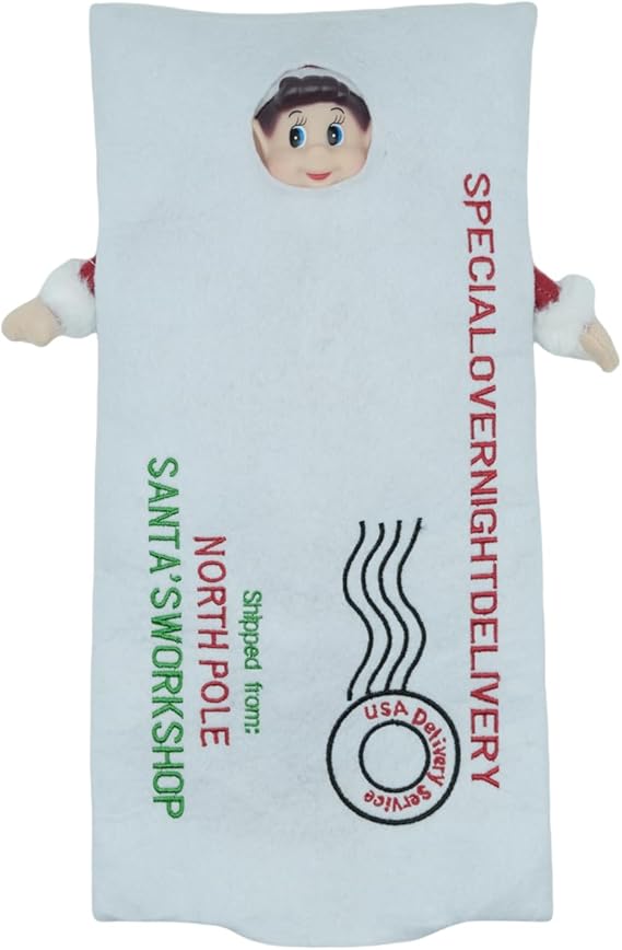 LovelfStory Elf Accessories Clothes,Santa's Letter Couture Outfits for Boy or Girl Elf Doll, Doll is not Included. (White)