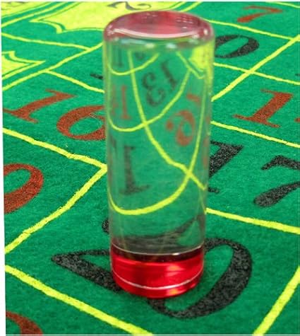 Thin Red Las Vegas Casino Acrylic Roulette Marker