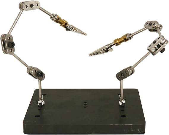Armature Rigging System for Stop Motion Animation, Stainless Steel Rig Arm, DIY Stop Motion Armature Kits, Support Your Charactor's Movement(32cm arm)