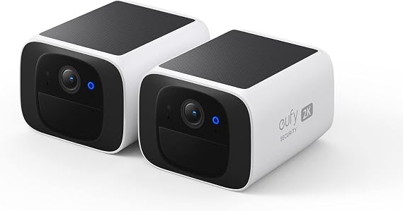 eufy Security S220 SoloCam Solar Security Camera Outdoor Wireless (2-pack)