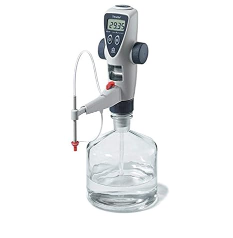 BrandTech 4760241 Polypropylene Titrette Bottletop Burette with RS232 Interface, 10 mL Capacity