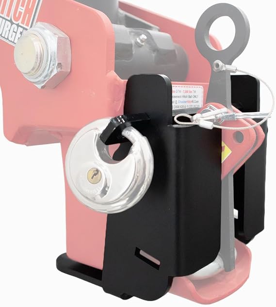 Shocker Shift Lock Gooseneck Coupler Lock for Pad, Disk or Puck Lock, 3" Shift Lock Coupler