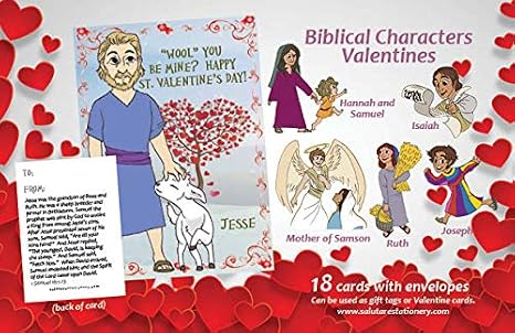 Biblical Heroes II Valentines