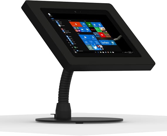 VidaMount Black Enclosure and Portable Flexible Stand [Bundle] Compatible with Surface Go, Go 2, Go 3 & Go 4