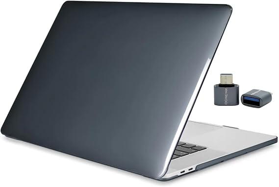 McStorey MacBook Air 15.3 İnç Kılıf A2941 M2 A3114 M3 A3241 M4 A3448 M5 Uyumlu Kristal Parlak Hard Case Şeffaf TPU Sert Kapak İnce Hafif Çizik Darbe Koruyucu Siyah