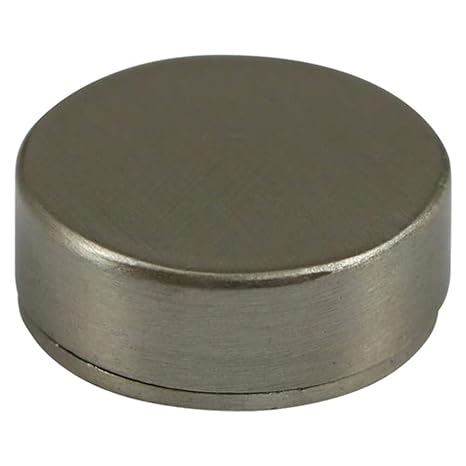TIMCO Threaded Screw Caps Solid Brass Satin Nickel - 12mm