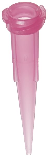 Metcal 920125-DHUV Series TT High Density Polyethylene UV Light Block Taper Tip for Fluid Dispensing Needle, 1.25" Tip Size, 20 Gauge, Pink (Pack of 50)