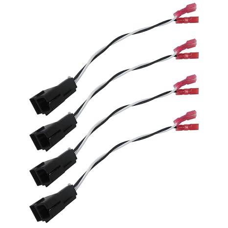 4pcs Speaker Wiring Harness Replacement Fit for Chevy Blazer 1995-1997, 2001-2003, 2005 & for Camaro 1993-2002, Misimain New Version