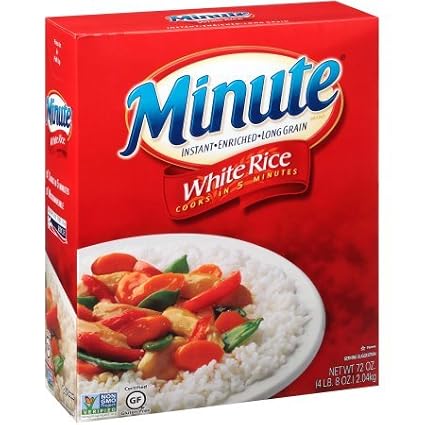 Minute Instant Enriched Long Grain White Rice, 72oz (3 Pack)