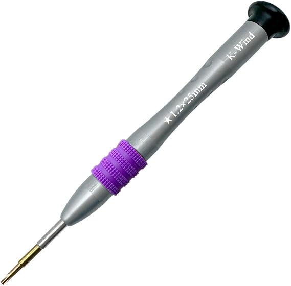 Pentalobe Screwdriver Star-shaped Head P5 1.2mm TS4 PL4 for Laptop Computer, S2 Steel Head, Magnetic Tip, Rotating Cap, Anti-slip Aluminum Alloy Handle, 5 Point Star Precision Screwdriver